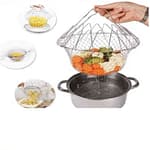 12 in 1 Foldable Chef Basket | Vegetable Frying & Strainer | Multipurpose Kitchen Tool
