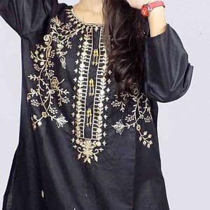 Stitched 2 Piece Cotton For Girls